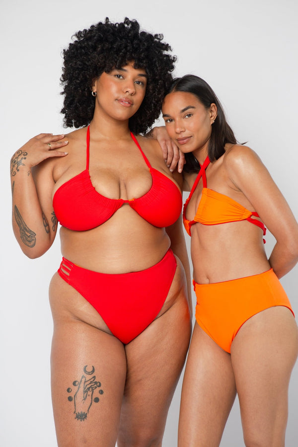 Multi Tie Reversible Top In All The Fire - Manners London