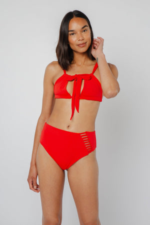 Multi Tie Reversible Top In All The Fire - Manners London