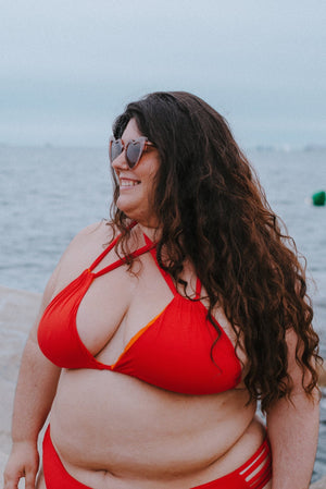 Multi Tie Reversible Top In All The Fire - Manners London