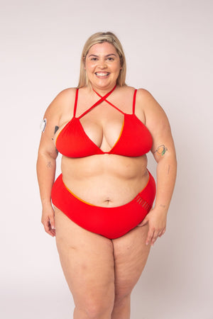 Multi Tie Reversible Top In All The Fire - Manners London