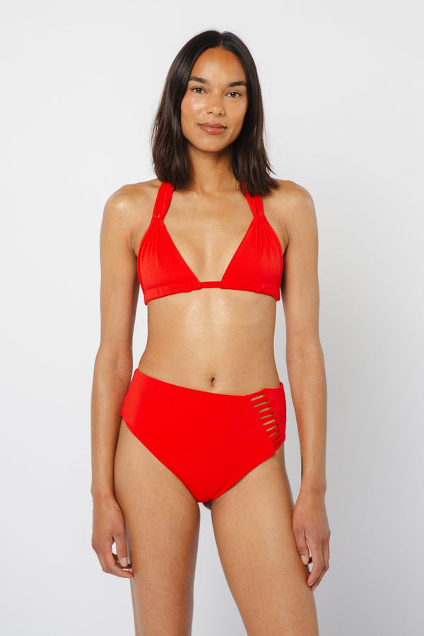 Multi Tie Reversible Top In All The Fire - Manners London