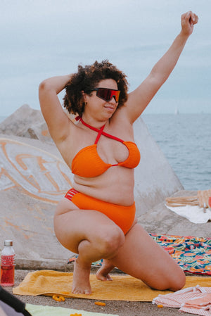 Multi Tie Reversible Top In All The Fire - Manners London