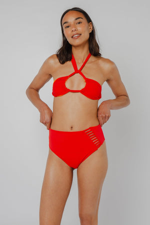 Multi Tie Reversible Top In All The Fire - Manners London