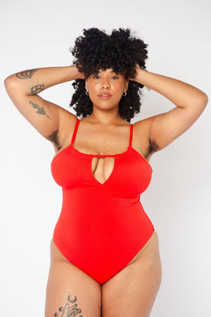 Multi Tie Reversible X - Tall One Piece In All The Fire - Manners London