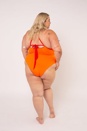 Multi Tie Reversible X - Tall One Piece In All The Fire - Manners London