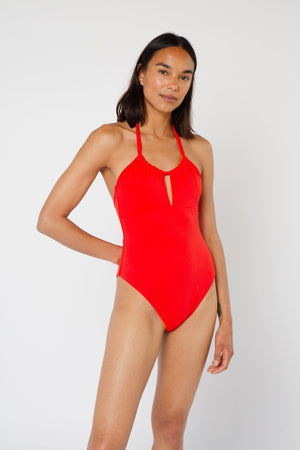 Multi Tie Reversible X - Tall One Piece In All The Fire - Manners London
