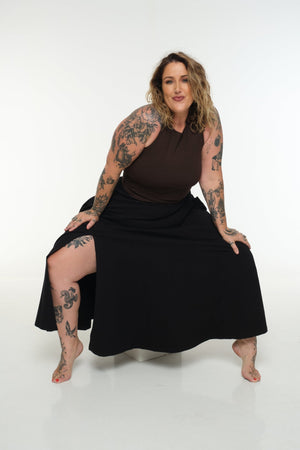 NEW IZA MID CROP 3 PACK in Cafè, Polka dot and Black - Manners London