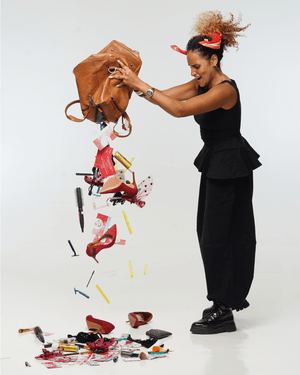 Peplum Boat Neck top With Pockets in Black - Manners London