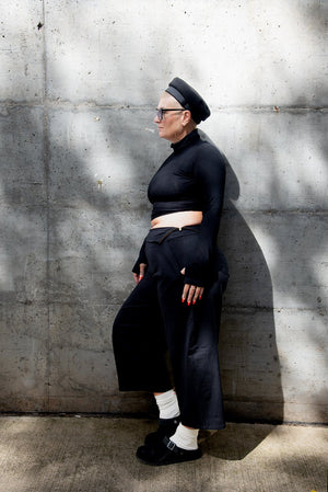 Puff Pants Petite in Black - Manners London