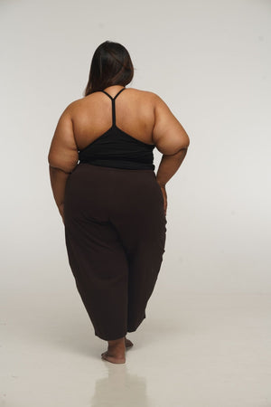 Puff Pants Petite in Cafe - Manners London