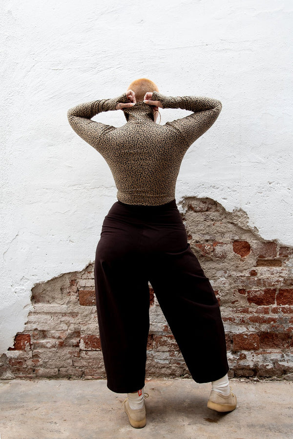 Puff Pants Regular in Cafe - Manners London