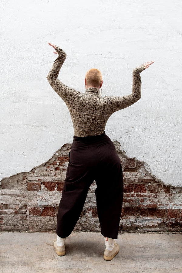 Puff Pants Regular in Cafe - Manners London