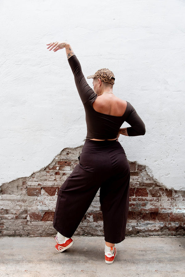 Puff Pants Regular in Cafe - Manners London