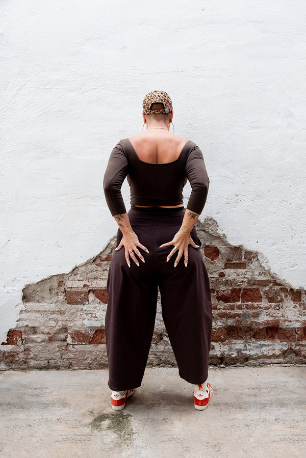 Puff Pants Regular in Cafe - Manners London