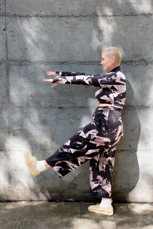 Puff Pants Regular in Hujan Manis - Manners London