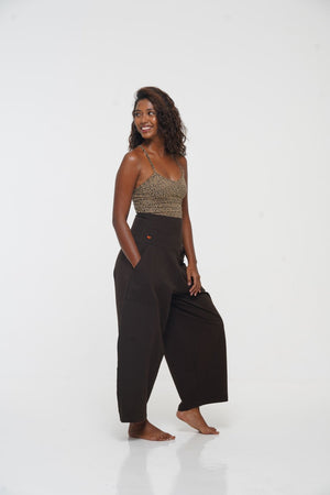 Puff Pants Tall in Cafe - Manners London