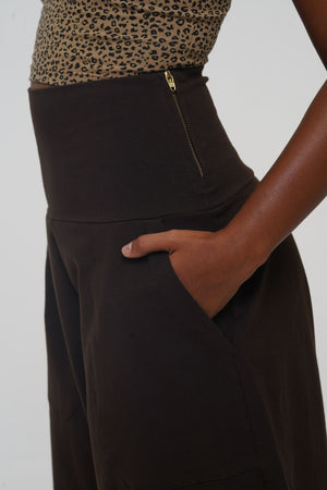 Puff Pants Tall in Cafe - Manners London