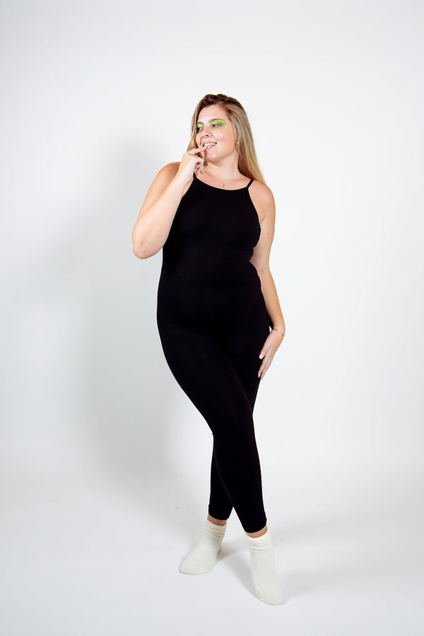 Santai Jumpsuit in Black - Manners London
