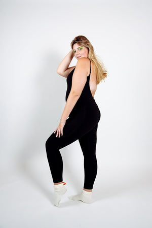 Santai Jumpsuit in Black - Manners London