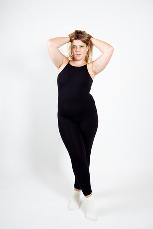 Santai Jumpsuit in Black - Manners London