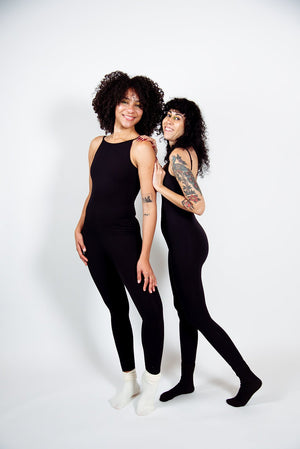 Santai Jumpsuit in Black - Manners London