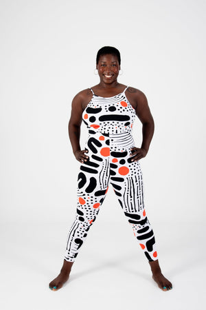 Santai Jumpsuit in Cuppa - Manners London