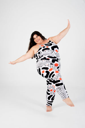 Santai Jumpsuit in Cuppa - Manners London