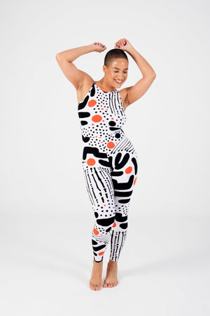 Santai Jumpsuit in Cuppa - Manners London