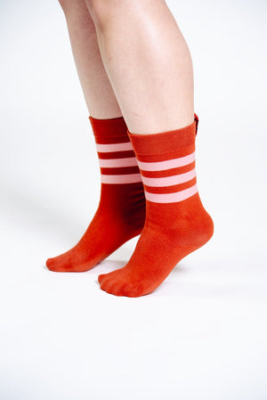 ⁠⁠Sox2 in Rust with Rose Stripe - Manners London