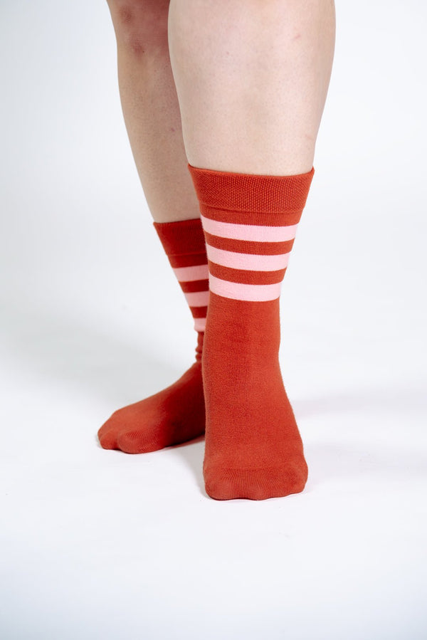 ⁠⁠Sox2 in Rust with Rose Stripe - Manners London