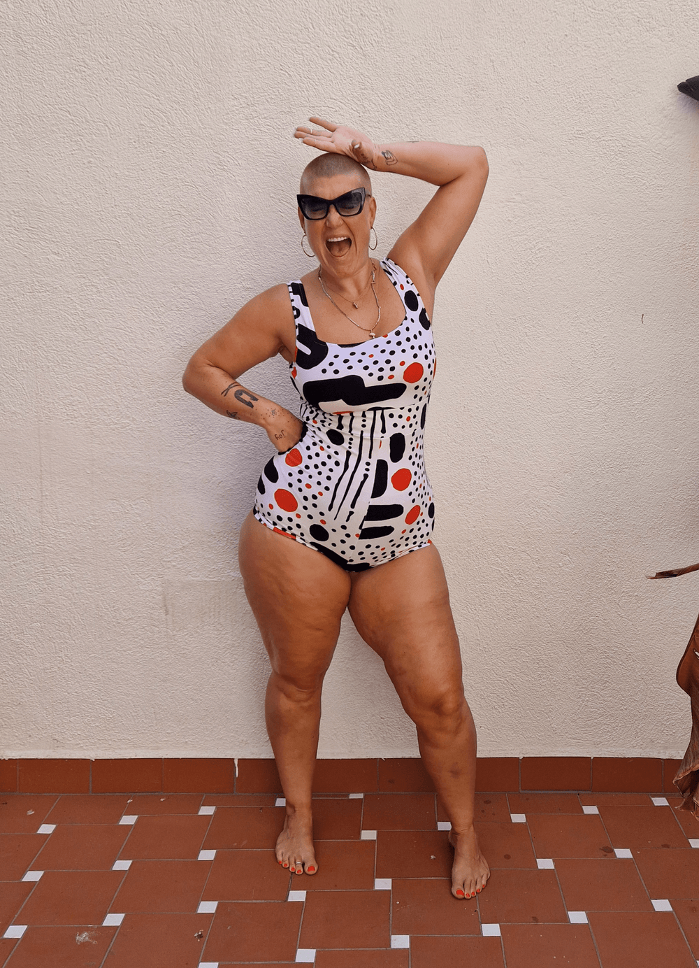 Square Neck Playsuit SHORT SHORTS BUM OUT!! - Manners London