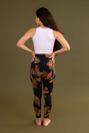 Super High Waist Tib Pant in Acid Wash - Manners London