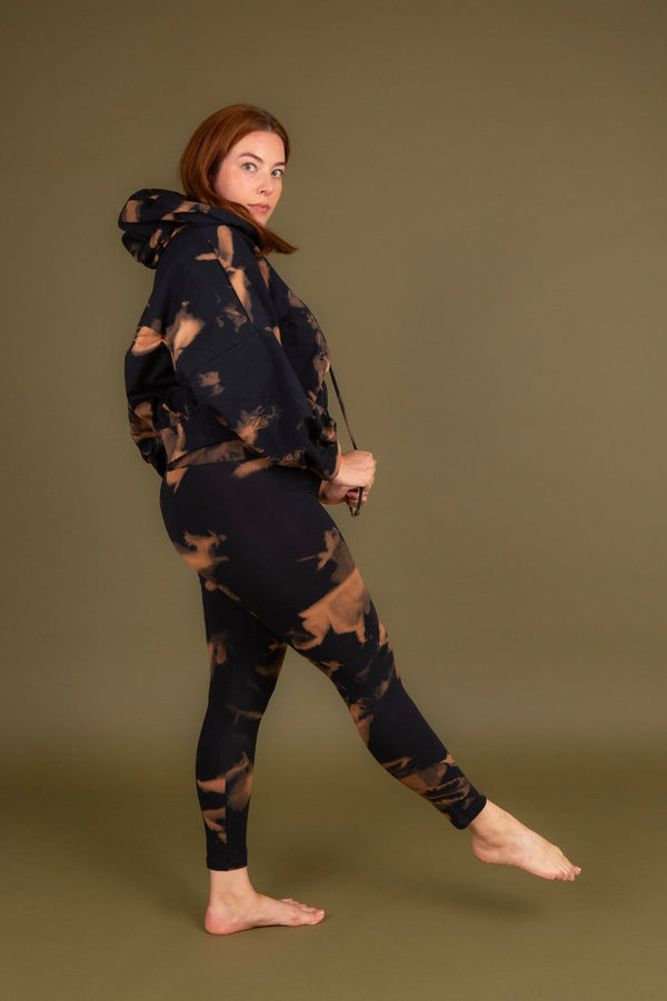 Super High Waist Tib Pant in Acid Wash - Manners London