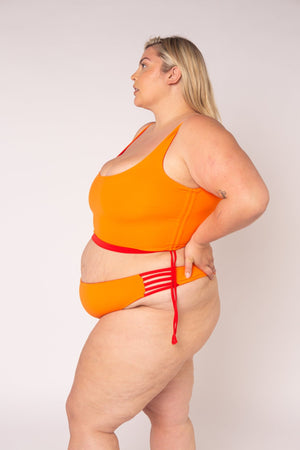 Super Support Reversible Vest Top In All The Fire - Manners London