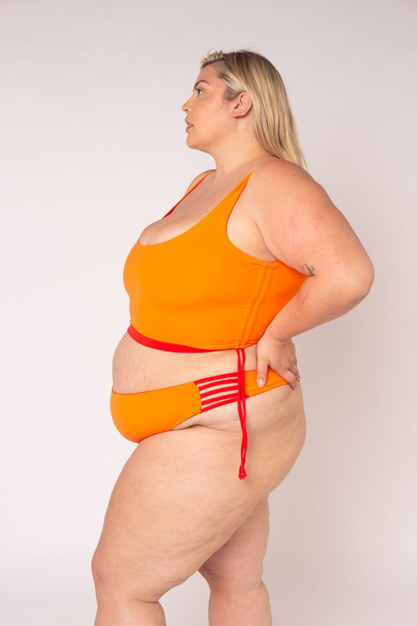 Super Support Reversible Vest Top In All The Fire - Manners London