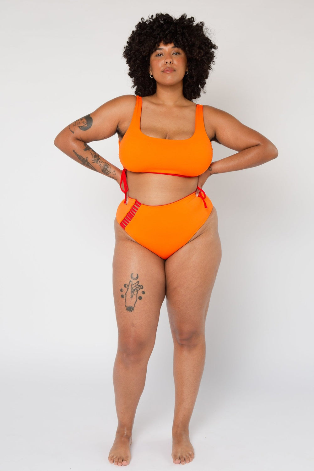 Super Support Reversible Vest Top In All The Fire - Manners London