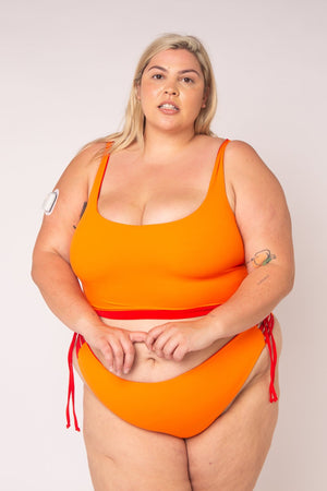 Super Support Reversible Vest Top In All The Fire - Manners London