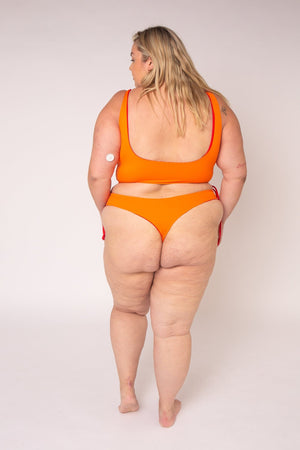 Super Support Reversible Vest Top In All The Fire - Manners London