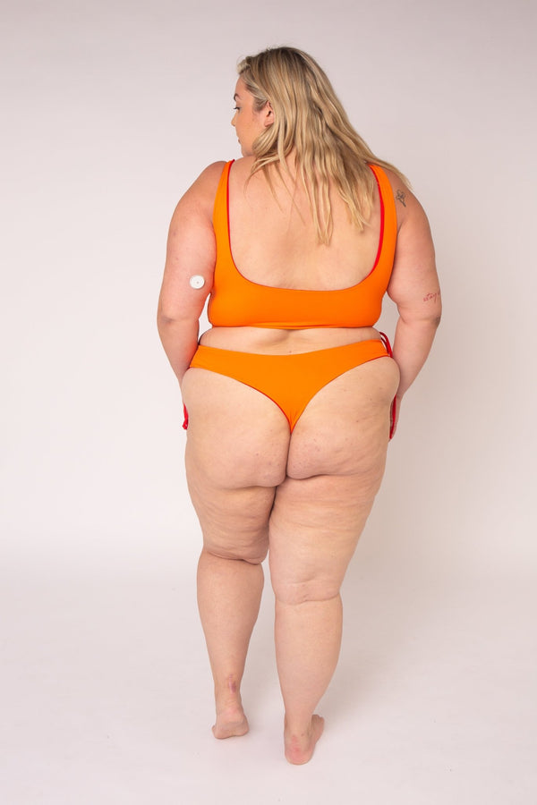 Super Support Reversible Vest Top In All The Fire - Manners London