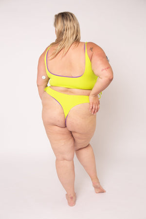 Super Support Reversible Vest Top In Grape And Apple Sours - Manners London