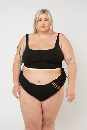 Super Support Reversible Vest Top In Peach Nights - Manners London