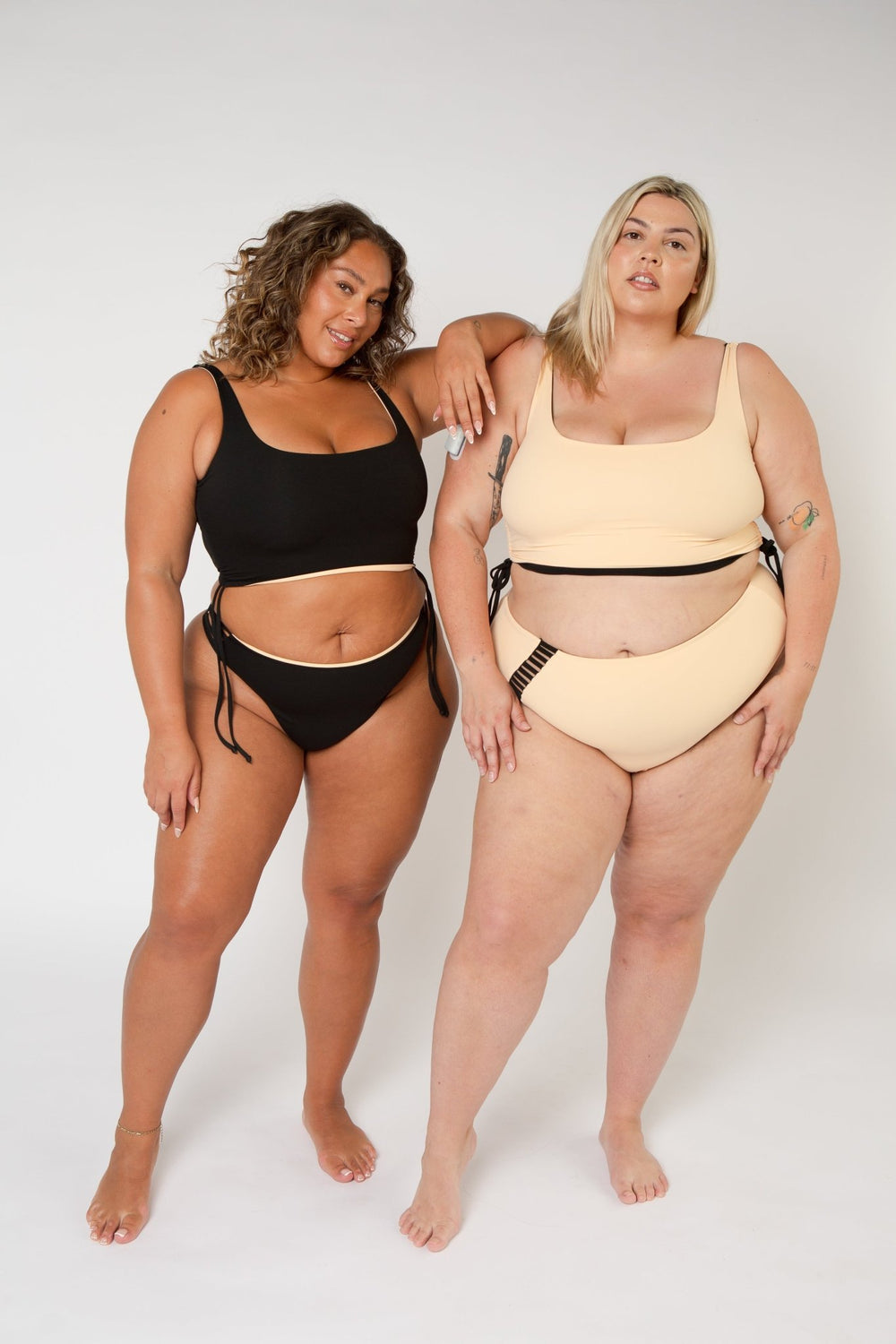 Super Support Reversible Vest Top In Peach Nights - Manners London