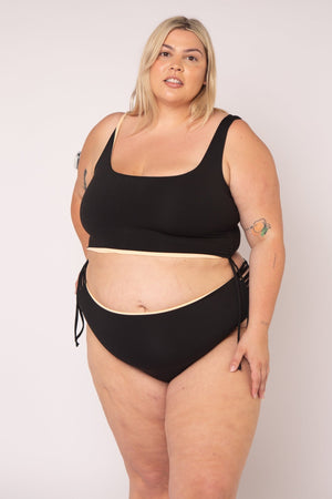 Super Support Reversible Vest Top In Peach Nights - Manners London