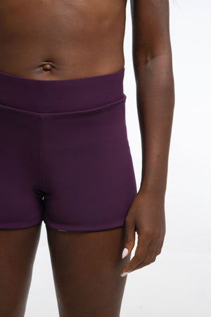 THE Shorts In Spicy Leopard Print and Deep Plum Reversible - Manners London