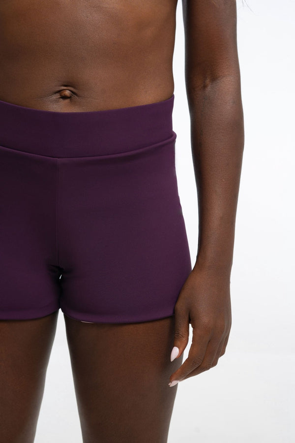 THE Shorts In Spicy Leopard Print and Deep Plum Reversible - Manners London