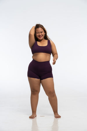 THE Shorts In Spicy Leopard Print and Deep Plum Reversible - Manners London