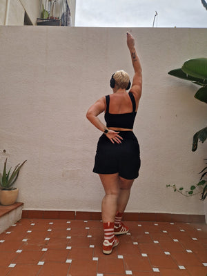 The Skort in Black - Manners London