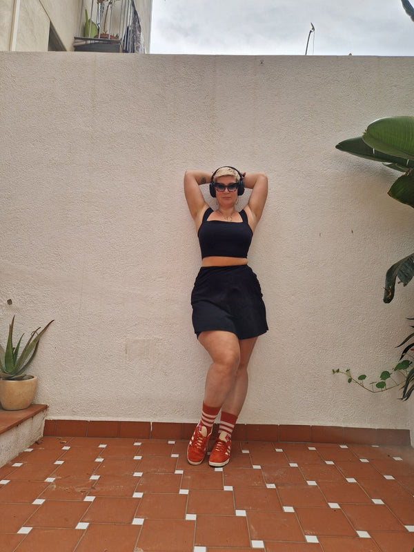 The Skort in Black - Manners London