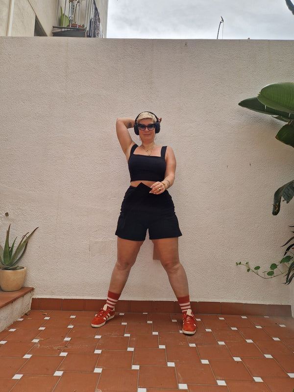 The Skort in Black - Manners London