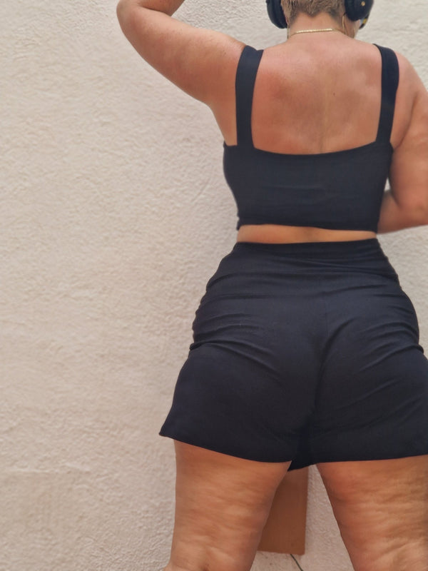 The Skort in Black - Manners London